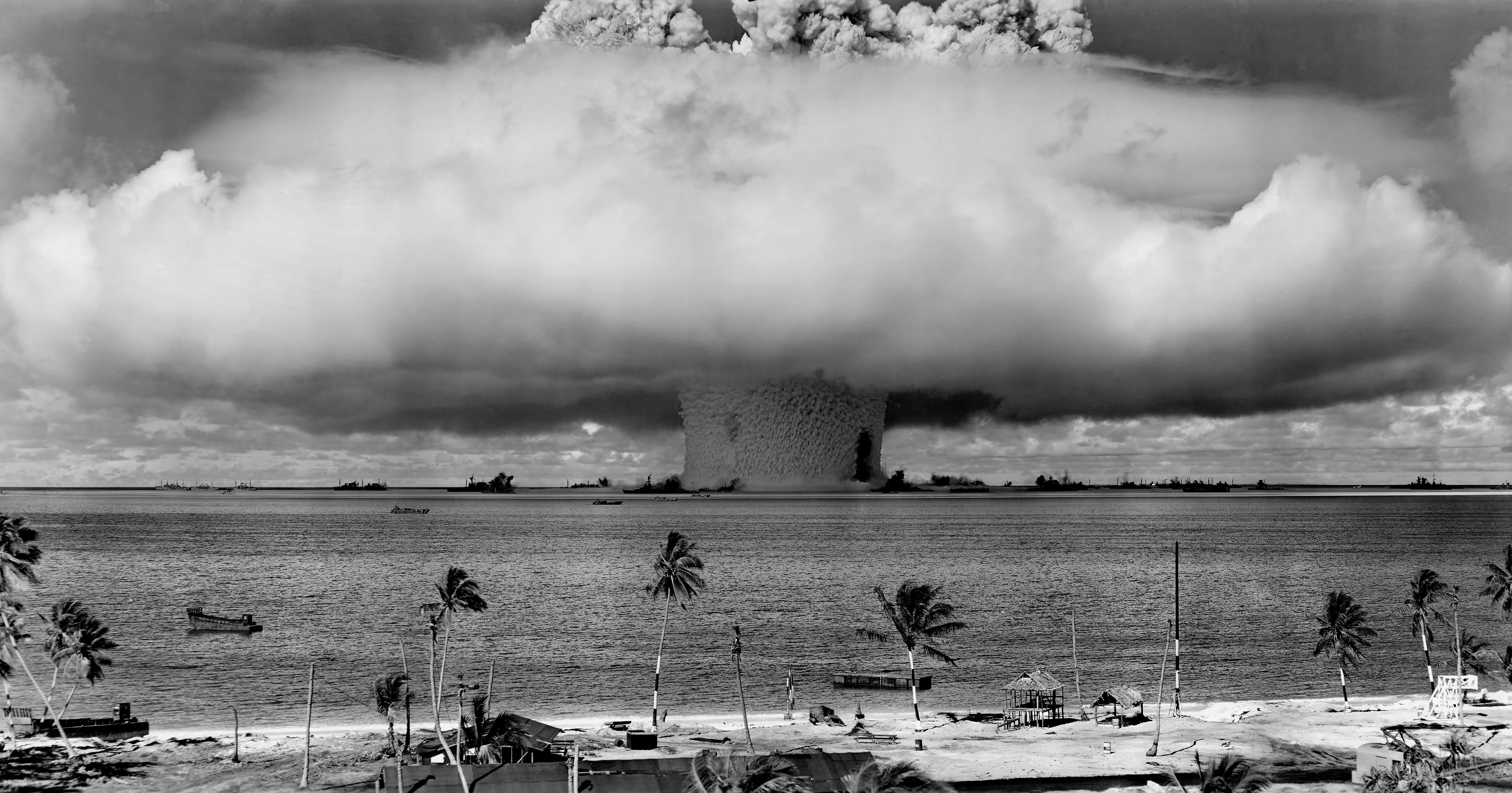 Nuclear detonation at Bikini Atoll in 1946